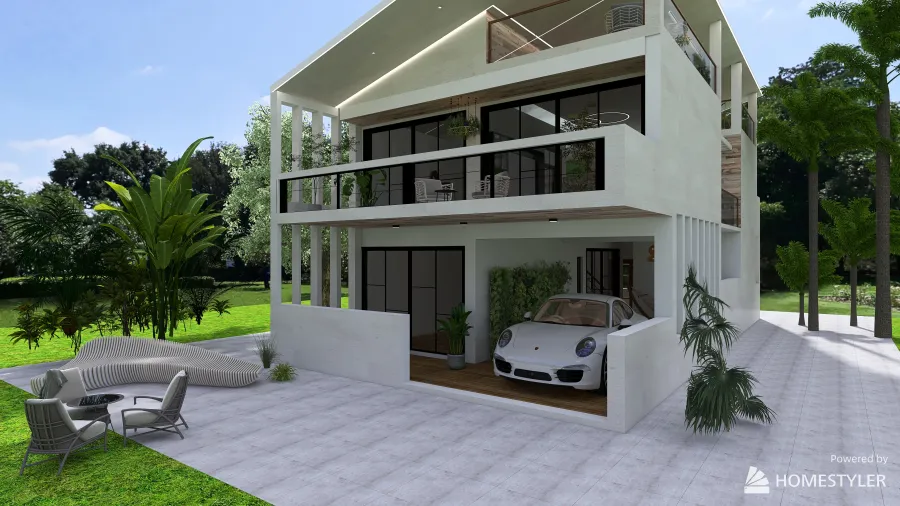 v2_Hill-top Cottage 3d design renderings
