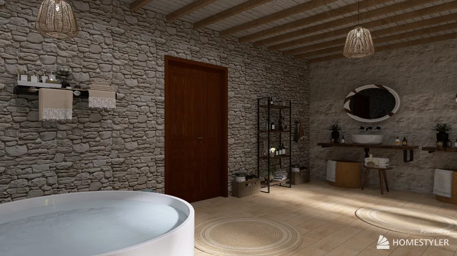 Maison rural France 3d design renderings