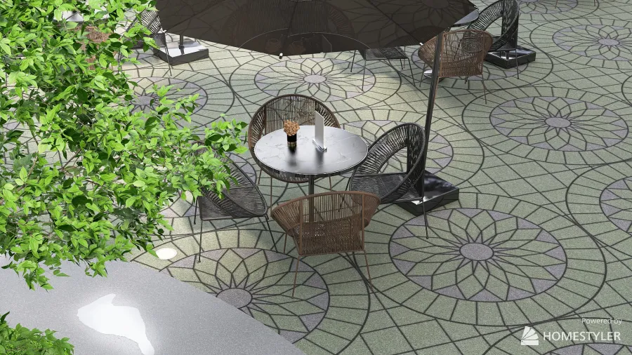 Italian Coffee&Pastry 3d design renderings