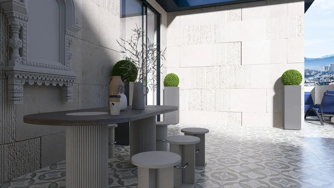 Casa Roberta: Italian Minimalism inspired 3d design renderings