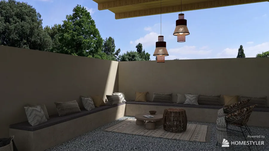 Wabi Sabi House 3d design renderings