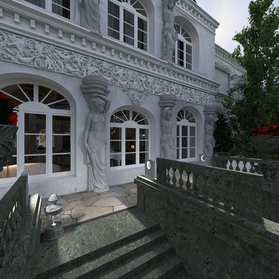 Venetian residence 3d design renderings