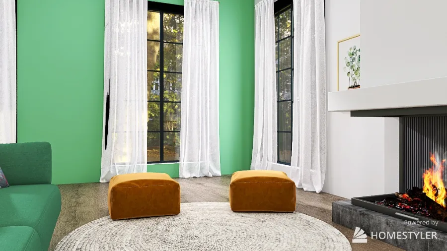 Jade Sitting Room - FULL DESIGN 3d design renderings