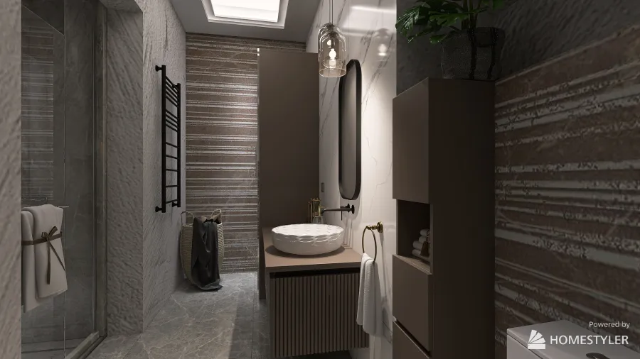 Bathroom_laundry 3d design renderings