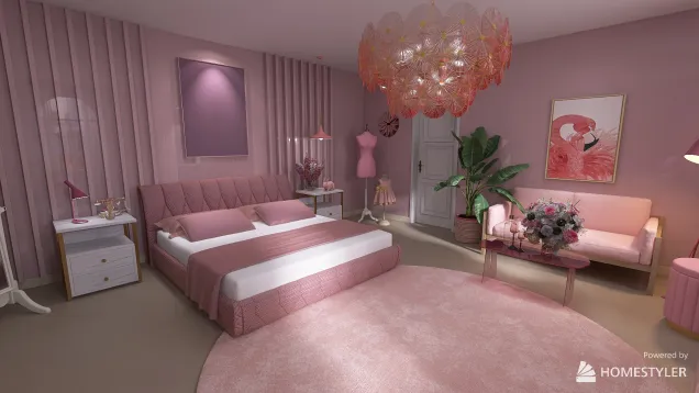 The pink room is better