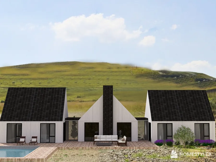 Meadow House 3d design renderings