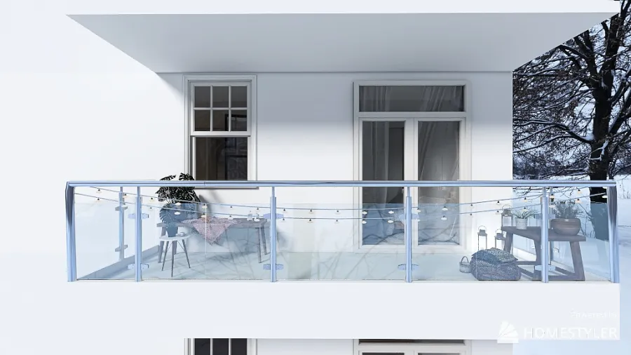 Stockholm Apartment 3d design renderings