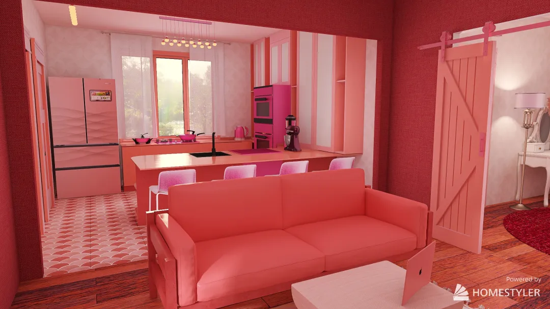 Barbie's Doll House 3d design renderings