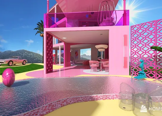 Barbie's Dream House Design Rendering
