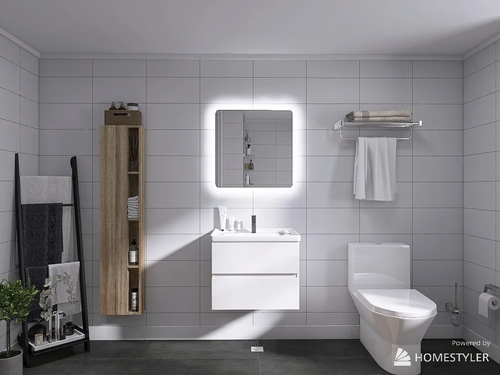 Bathroom 3d design renderings