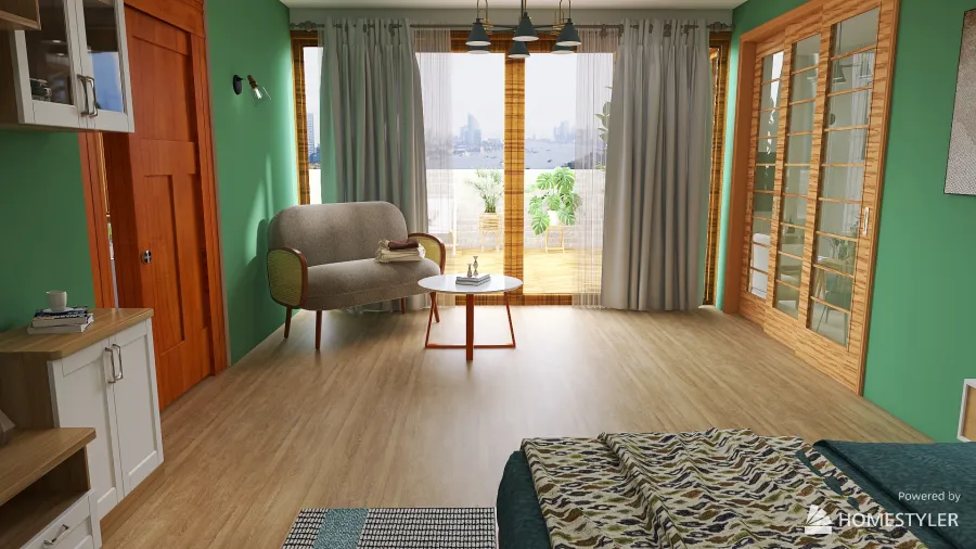 Scandinavian Apartment 3d design renderings