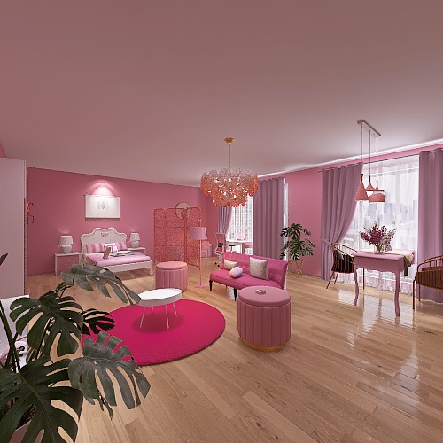 Barbie Dream House By Naty Design Ideas & Pictures (53 Sqm)-Homestyler