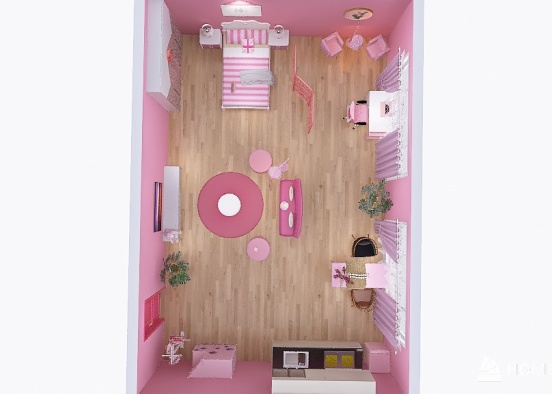 Barbie Dream Home 1 Design Rendering