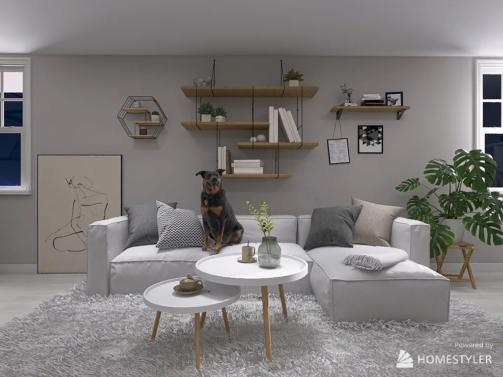 LivingRoom 3d design renderings