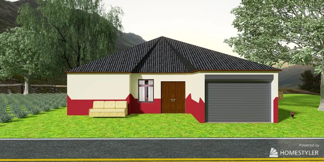 Highland House 3d design renderings