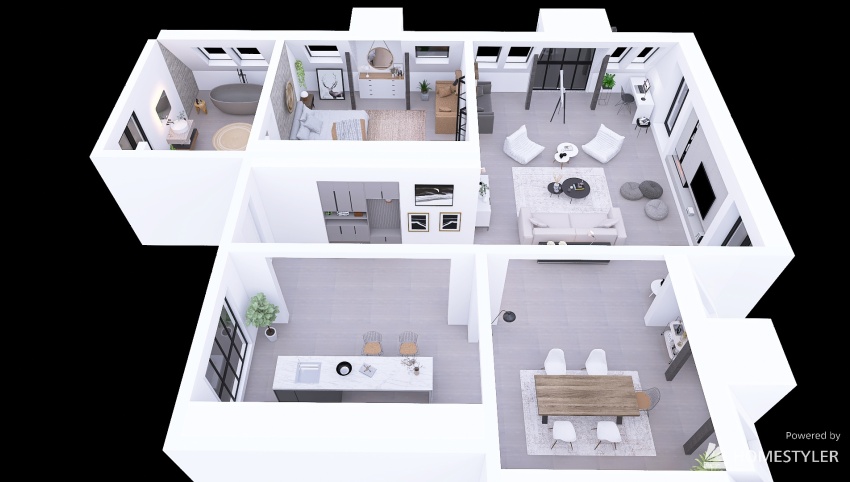 Project: Scandinavian Style - NORDIC inspired 3d design picture 176.93