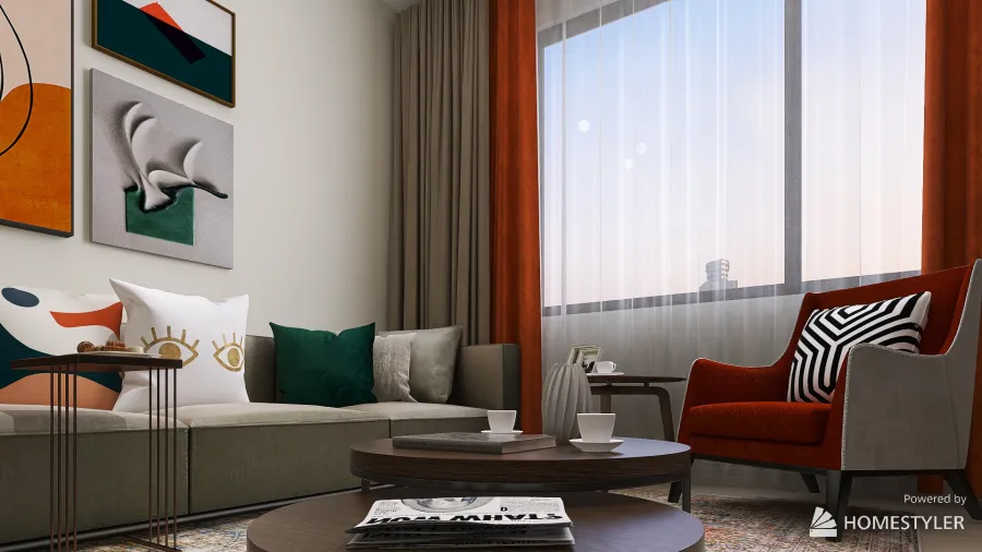 Omer Apartment 3d design renderings