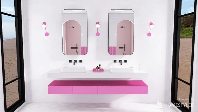 Modern Barbie Bathroom