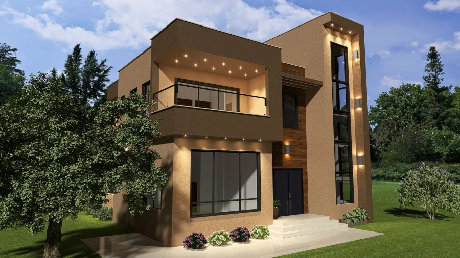 Modern Villa 3d design renderings