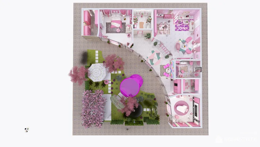 Barbie's house 3d design picture 845.66