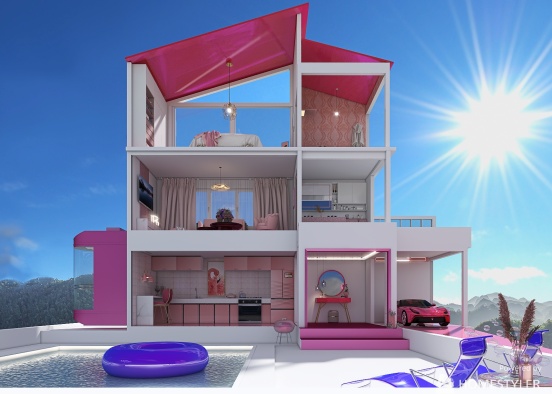 Barbie Dream (Doll) House Design Rendering