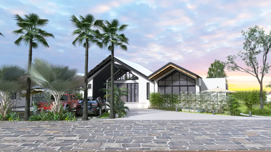 The Riverland Vacation House 3d design renderings