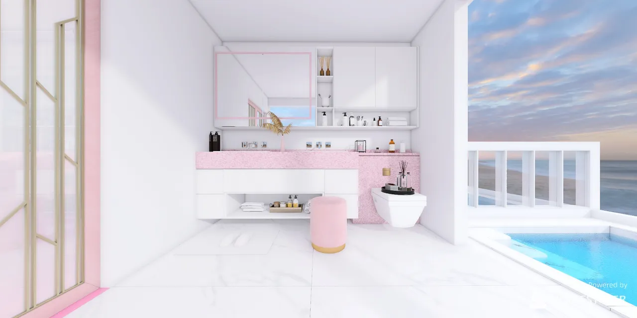 Bathroom 3d design renderings