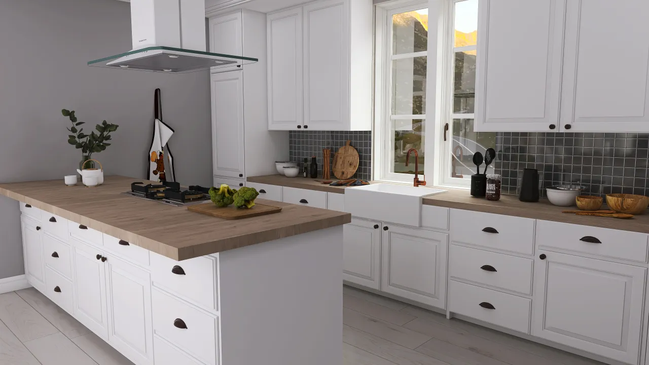 Kitchen 3d design renderings