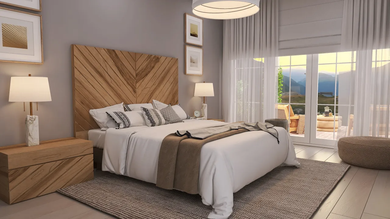 Bedroom 3d design renderings