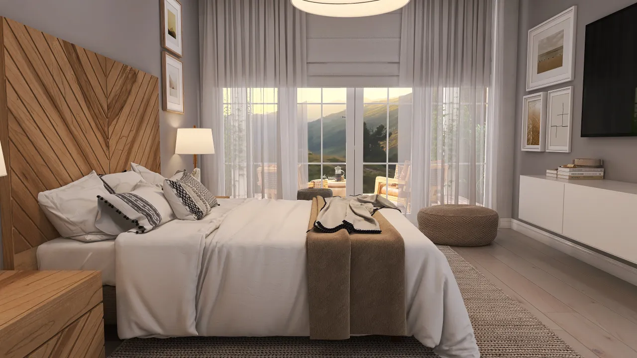 Bedroom 3d design renderings