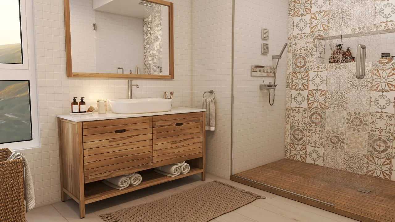 Bathroom 3d design renderings