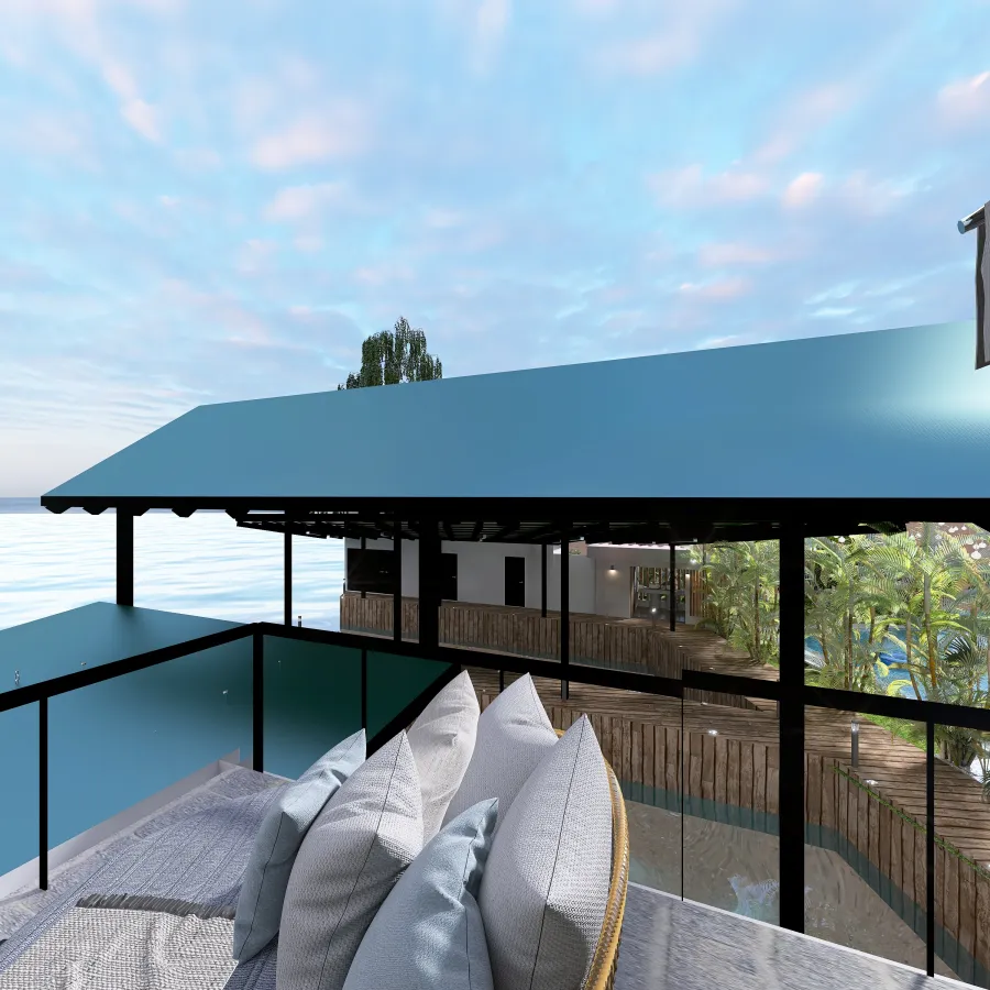 balcón 3d design renderings
