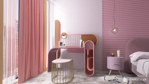 Barbie themed bedroom design