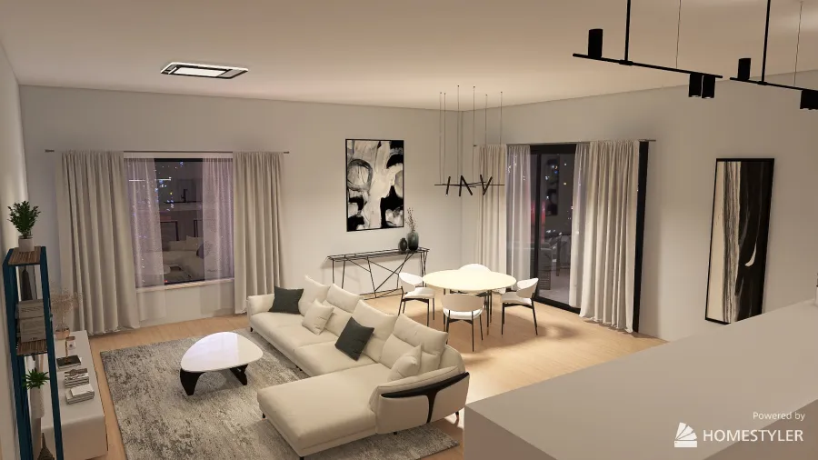 Modern Toronto Apartment 3d design renderings