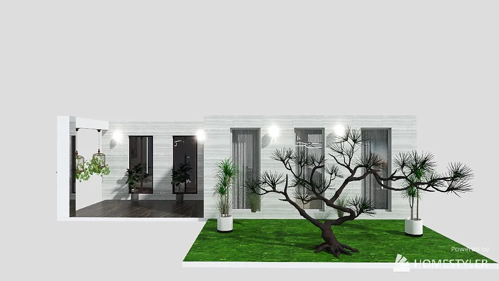 small luxury living 3d design renderings