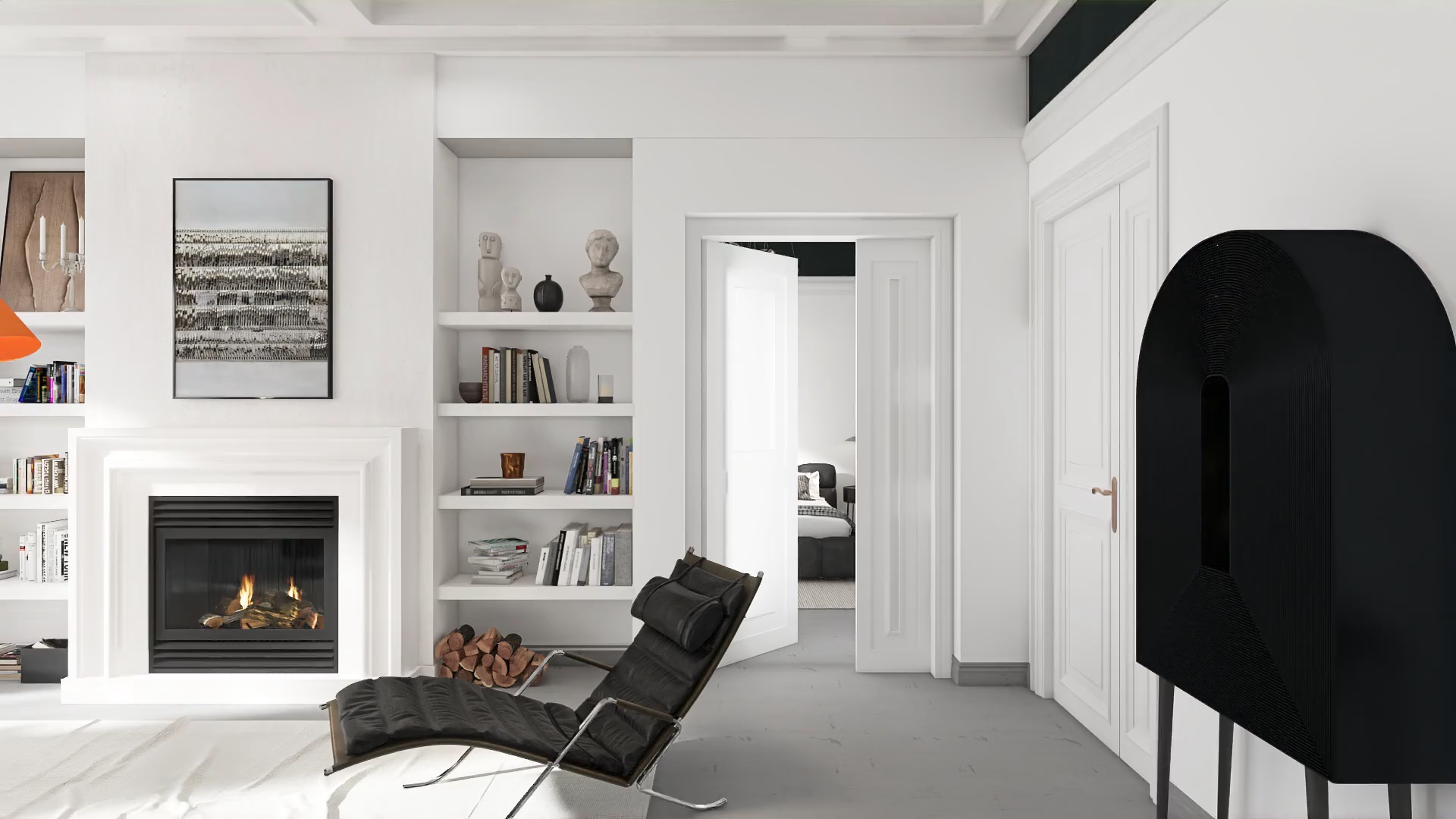 Bauhaus Style Suite Design Rendering