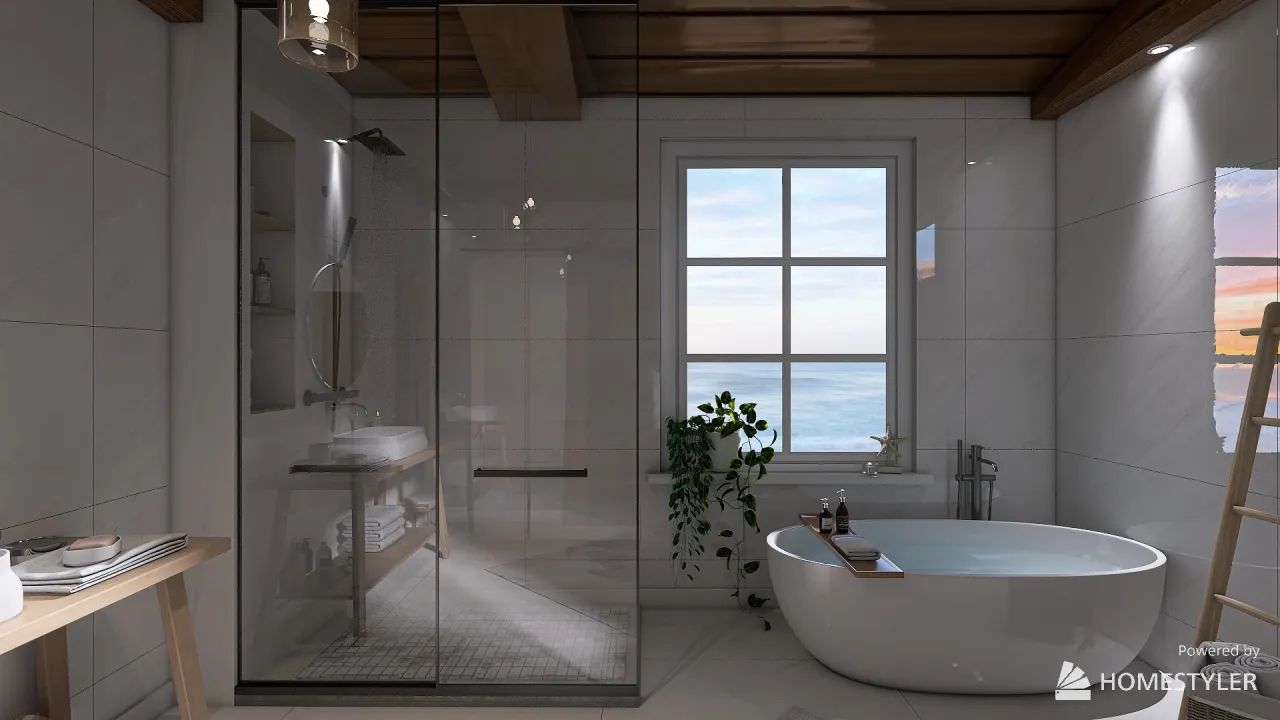 Bathroom 3d design renderings