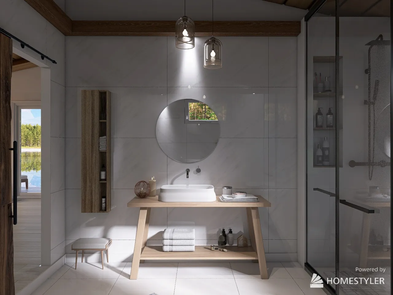 Bathroom 3d design renderings