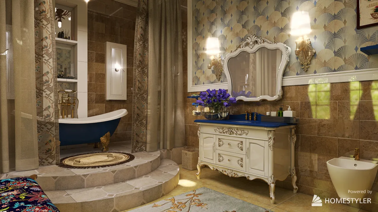 Bathroom 3d design renderings