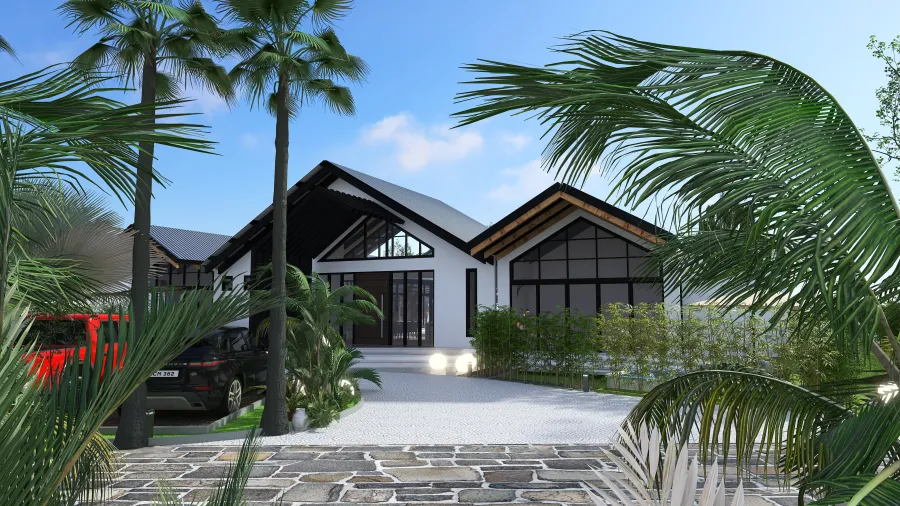 The Riverland Vacation House 3d design renderings