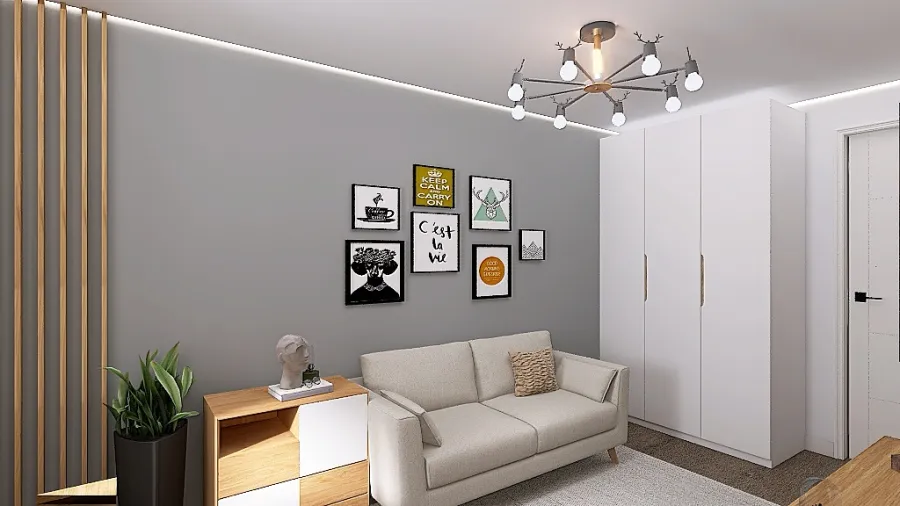 Спальня 2 3d design renderings