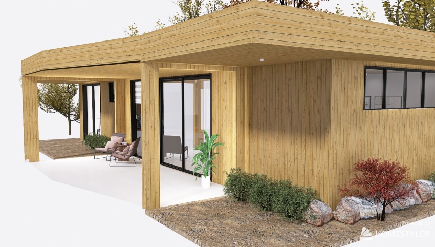 Weekend getaway small house 3d design picture 87.8