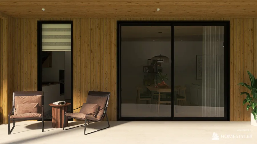 Weekend getaway small house 3d design renderings