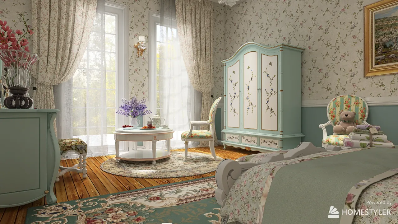 Bedroom 3d design renderings