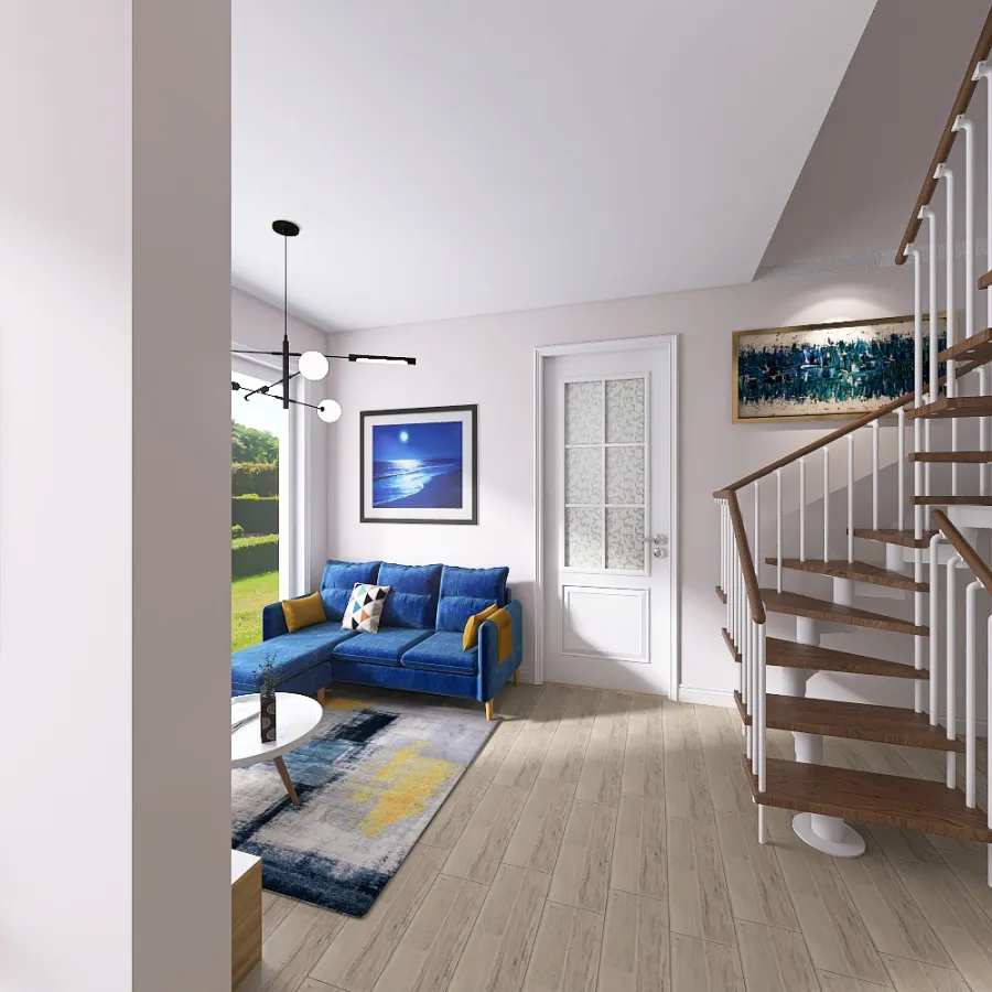 Two story Hause 3d design renderings