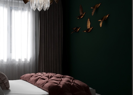 Copy of Copy of Art-deco bedroom in Genova, Italy Design Rendering