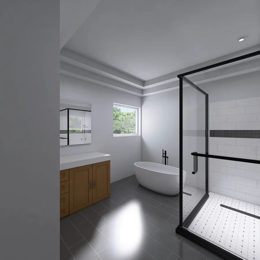 Janet's Bathroom 3d design renderings