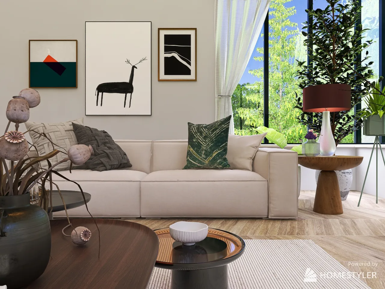 LivingRoom 3d design renderings