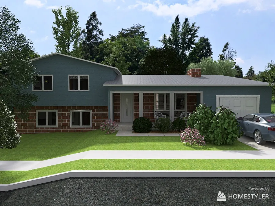 Suburban American Dream 3d design renderings
