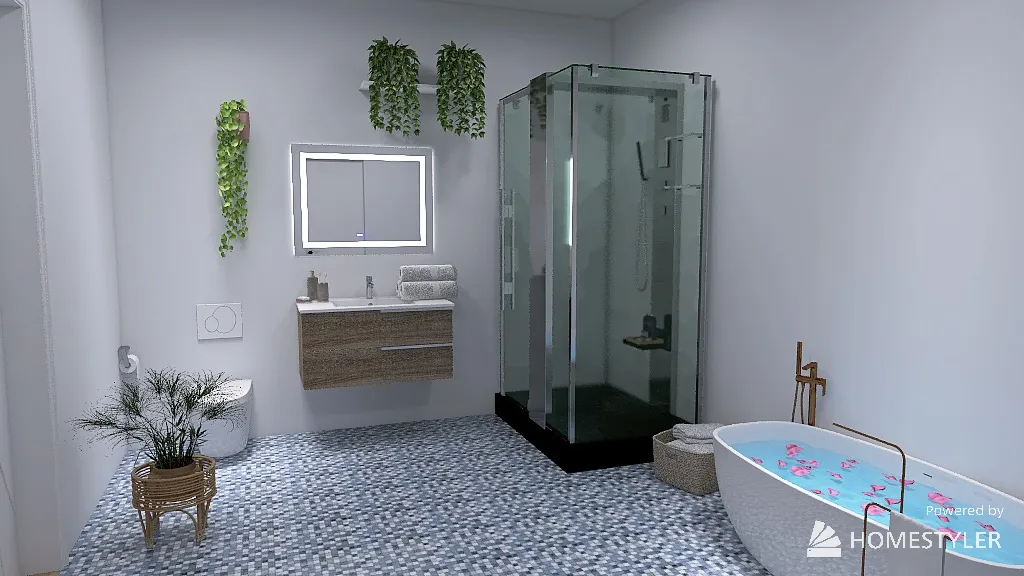 Bathroom 3d design renderings